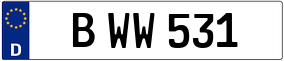 Truck License Plate